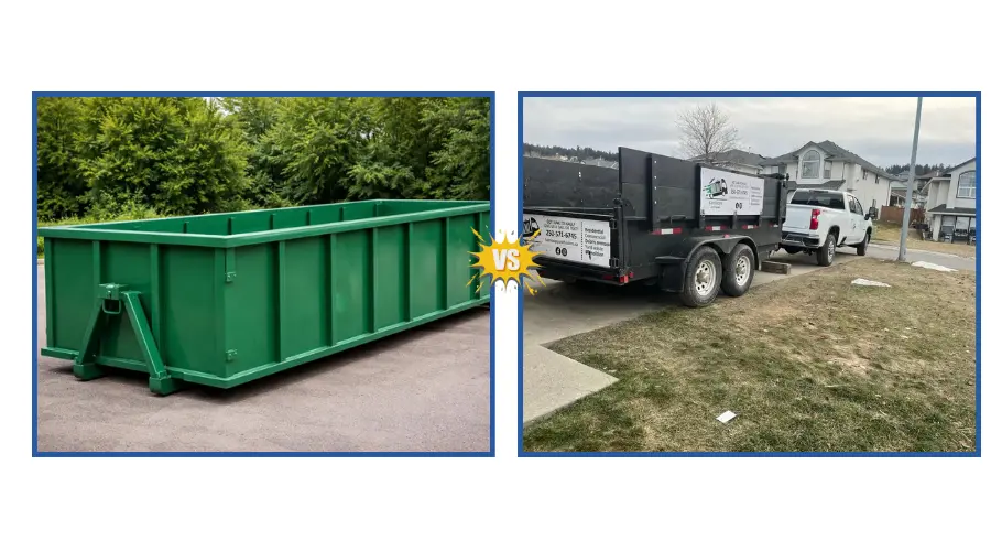 Bin Rental vs. Junk Removal in Kamloops