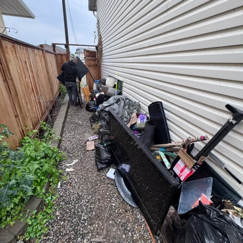 empty rental unit being cleared out after a tenancy in Kamloops BC